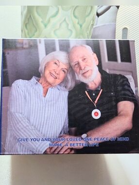 CallToU Wireless Caregiver Pager — White with Red Button